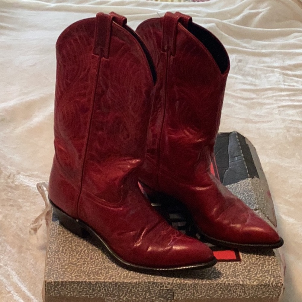 Red Cowboy Boots